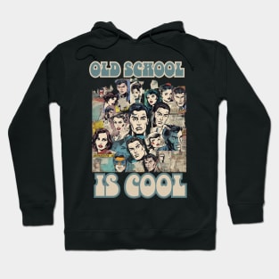 Old School Is Cool Comics Style Hoodie